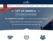 Tablet Screenshot of liftupamerica.org